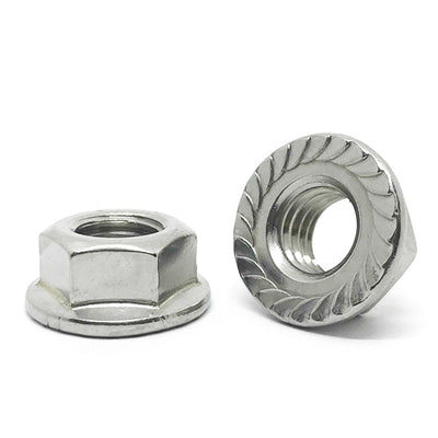 A4-70 Stainless Steel Serrated Flange Nuts