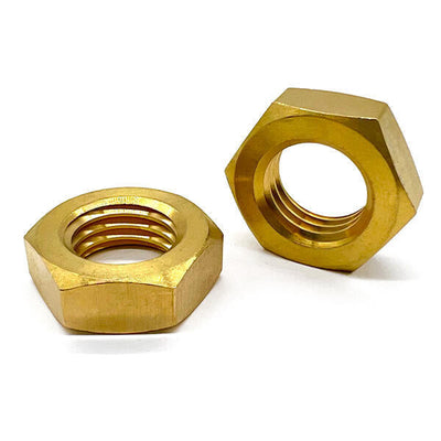 Inch Brass Hex Jam Nuts