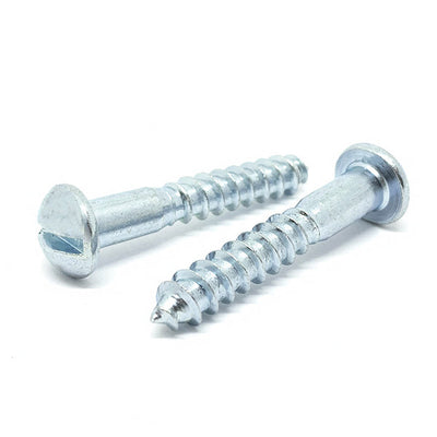 Grade 2 Slotted Round Head Wood Screws