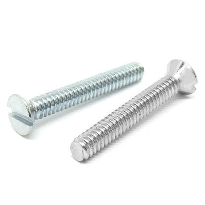 Slotted Flat Head Machine Screws