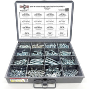 5/16"-18 Coarse Grade 5 Hex Cap Screws, Nuts, & Washers - 540 PCS