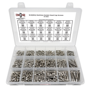 Assortment Kit #605 (716Pcs.)  Small Inch 18-8 Stainless Steel Socket Cap Screws #6 #8 #10
