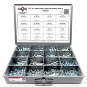 3/8"-16 Coarse Grade 5 Hex Cap Screws, Nuts, & Washers - 755 PCS