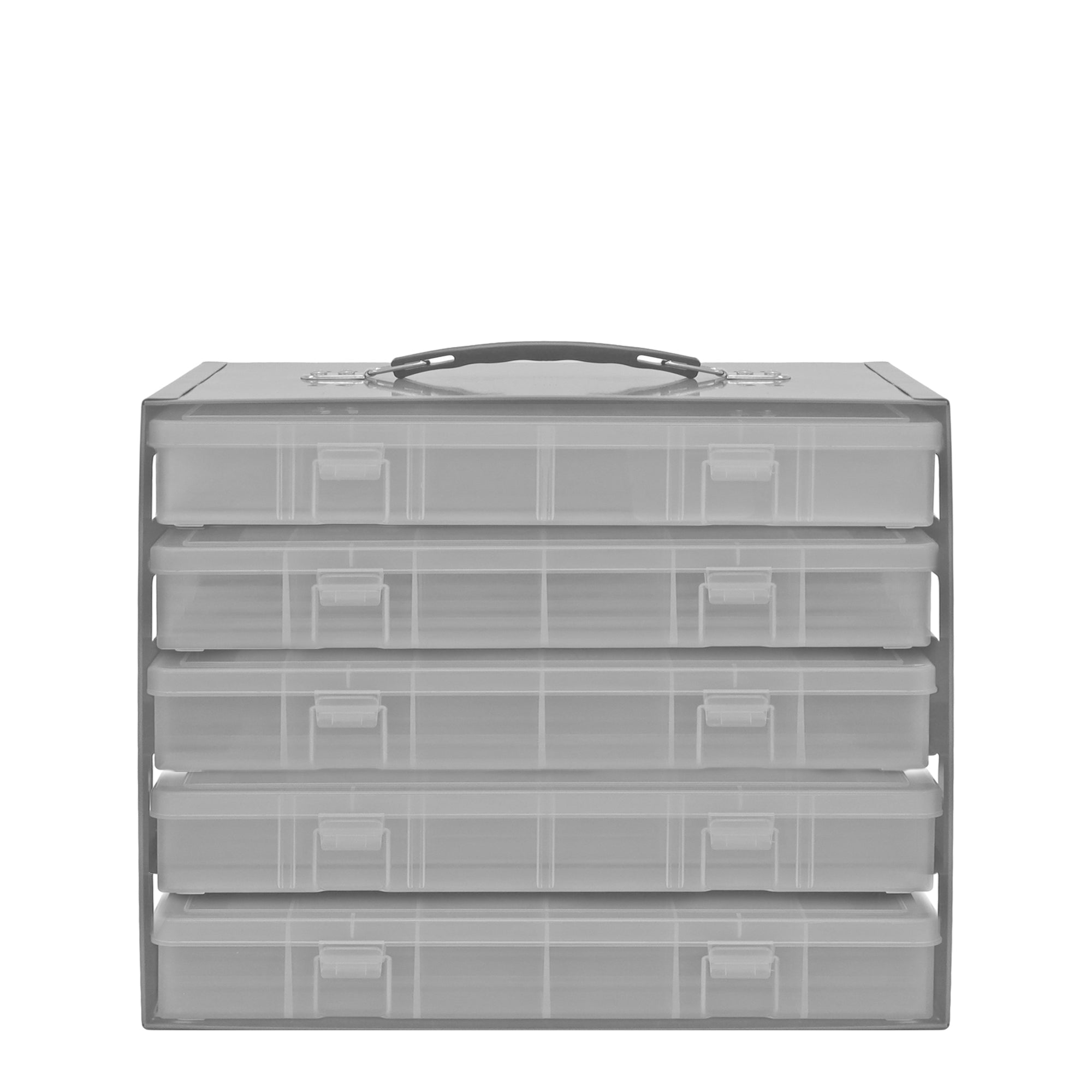 Rack for Small Plastic Compartment Boxes
