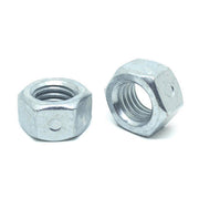 9/16"-18 Steel Two Way Reversible Hex Lock Nuts Zinc