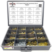 1/2"-20 Fine Grade 8 Hex Cap Screws, Nuts, & Washers - 497 PCS
