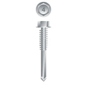 #12 Strong-Point Hex Washer Head 12-24 x 1-1/4, 410 Stainless Steel