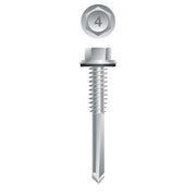 #12 Strong-Point Hex Washer Head w/Washer 12-24 x 1-1/4, 410 Stainless Steel