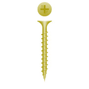 #6 Strong-Point Bugle Head 6 x 1-5/8, PH, Coarse, Zinc Yellow
