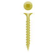 #6 Strong-Point Bugle Head 6 x 2, SQ, Coarse, Type '17', Zinc Yellow