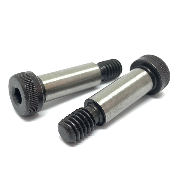 M8 x 60MM x M6-1.0  Allen Socket Alloy Shoulder Bolts Black Oxide
