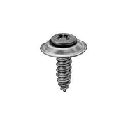 #10x3/4" Phillips Oval Head SEMS Tapping Screw, Type AB w/ Countersunk washer, Phosphate & Oil