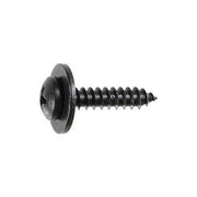#8-18x3/4" Phillips Pan Head  SEMS Tapping Screw, Type A/AB, 1/2" Washer, Black Phosphate