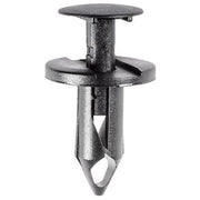 8mmx20mm Black Nylon Push-Type Retainer with Drive Pin w/ Closed End, 20mm Head