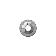 5/32-4mm Stud, Sheered Push On Retainer, 8 Prongs, Zinc Mechanical .0002 Minimum