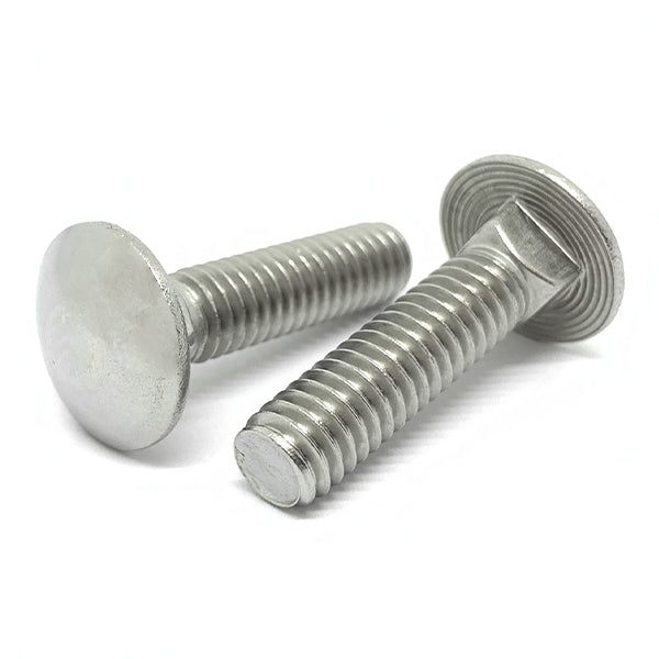 3/8-16x6" Stainless Steel 18-8 Carriage Bolts