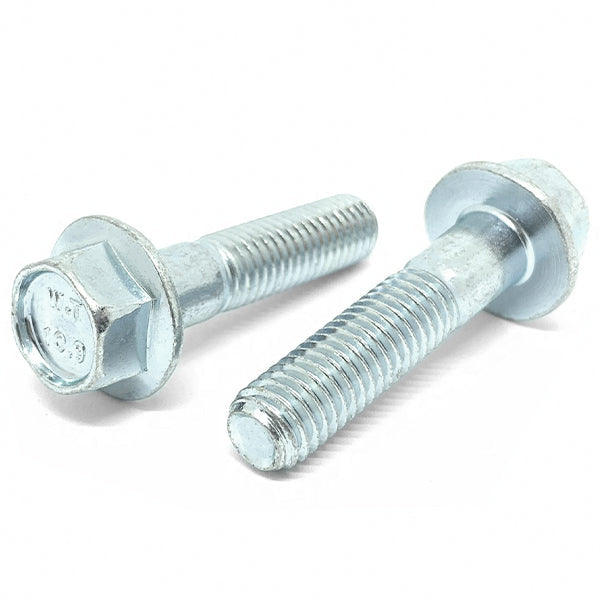 M12-1.25x60 Class 10.9 JIS Hex Flange Bolts Zinc Clear