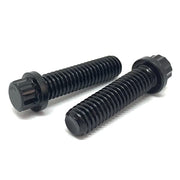 1/4-20x1-1/4" Alloy 12 Point Flange Screws Black Oxide