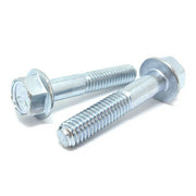 1/4-20x1-1/2" Grade 5 Hex Flange Bolts Zinc Clear