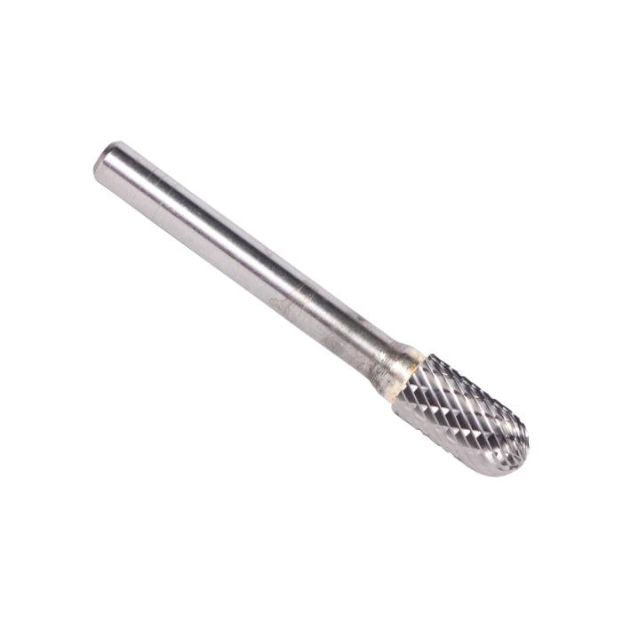 1/4" x 5/8" Cylindrical Radius End Carbide Bur 1/4 Shank