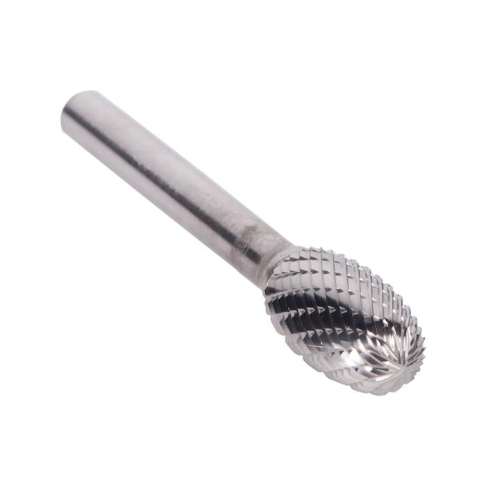 1/2" x 7/8" Oval Carbide Bur 1/4 Shank
