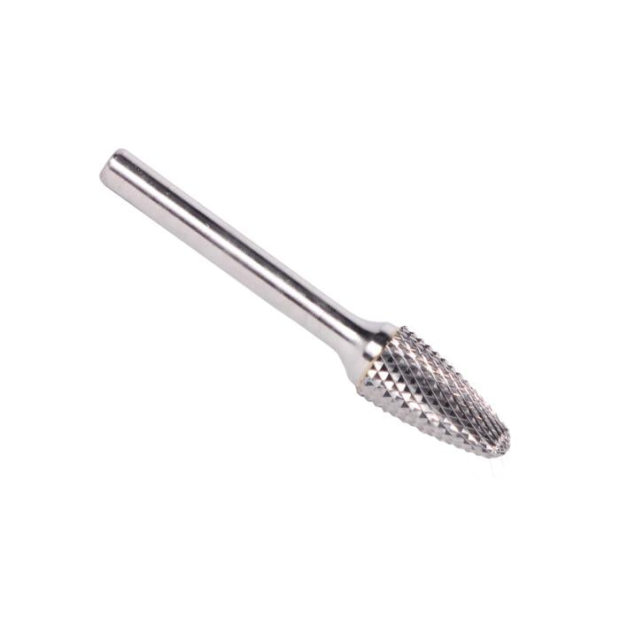 1/4" x 5/8" Tree Radius End Carbide Bur 1/4 Shank