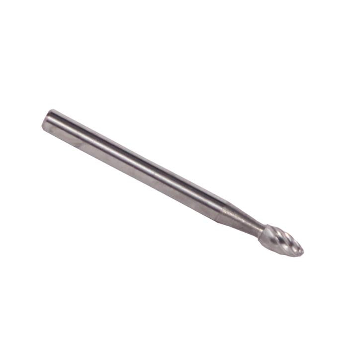 1/8" x 1/4" SH41 Flame Carbide Bur 1/8" Shank