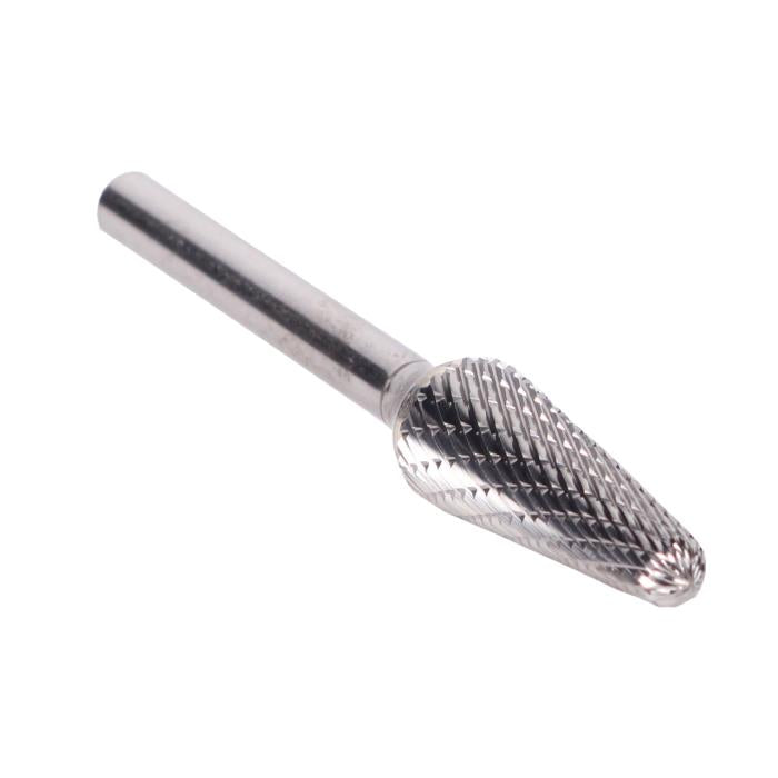 1/4" x 5/8" Cone Carbide Bur 1/4" Shank