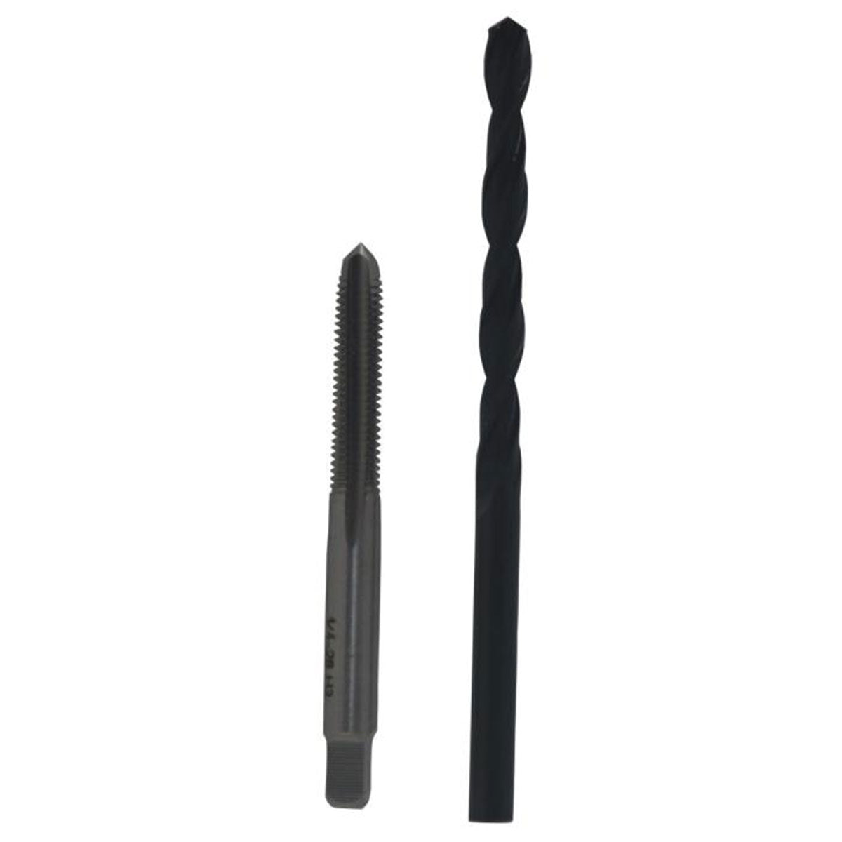 1/4"-28 HSS Plug Tap and #3 HSS Drill Bit