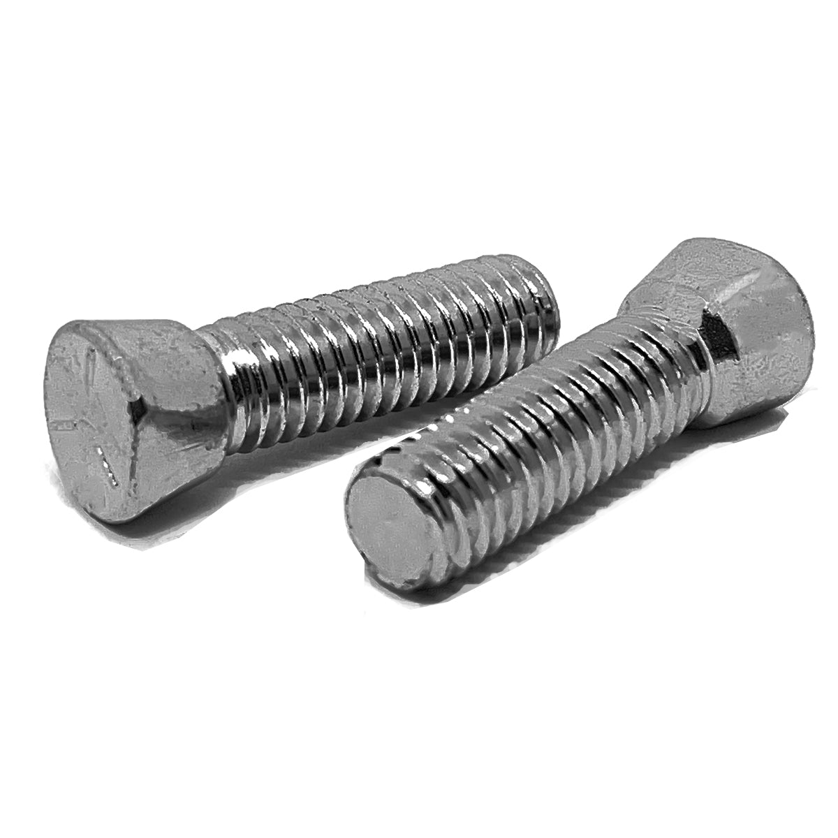 1/2-13x1-1/4" Grade 5 Clipped Head Plow Bolts Plain & Oil
