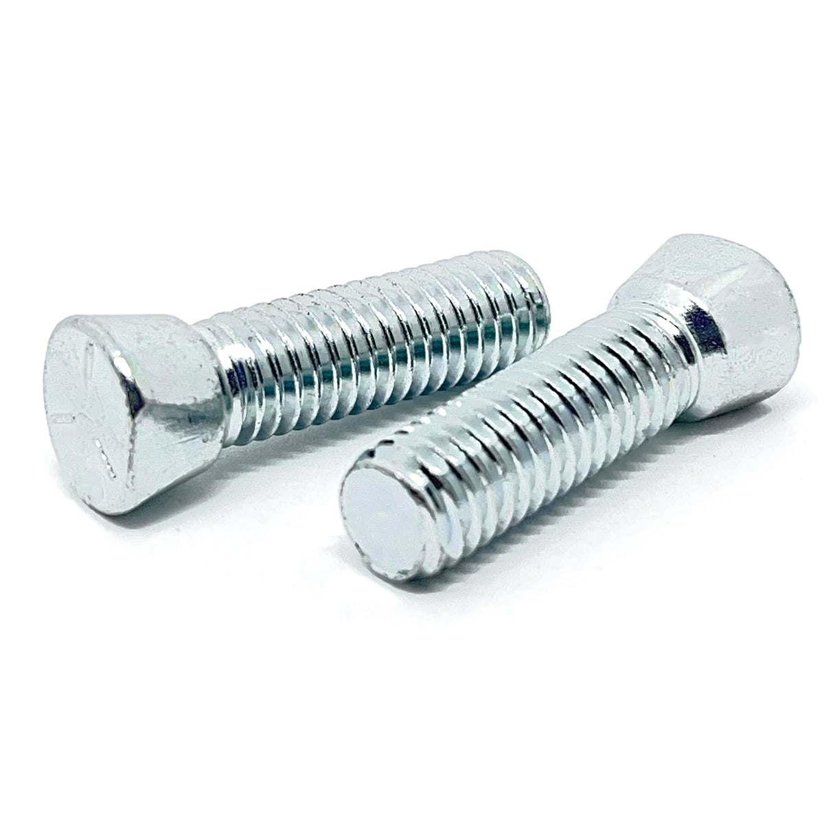 3/8-16x1-1/2" Grade 5 Clipped Head Plow Bolts Zinc