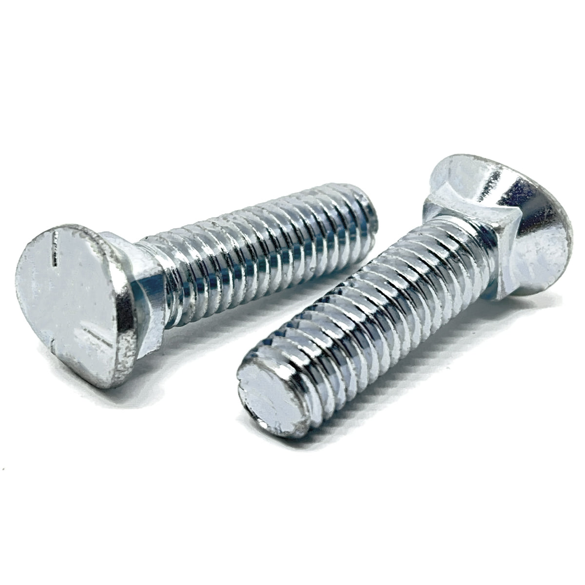 7/16-20x1-1/4" Grade 5 Elliptical Head Plow Bolts Zinc