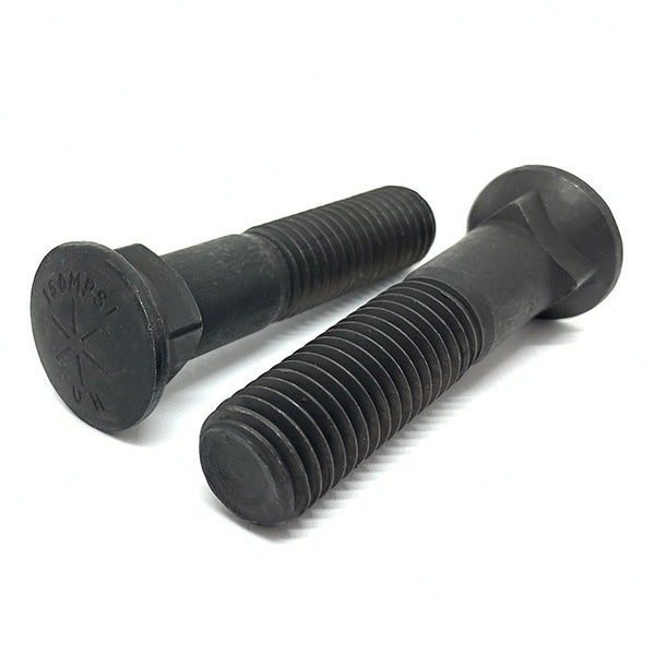 3/4-10x4" Grade 8 #3 Dome Head Plow Bolts Plain