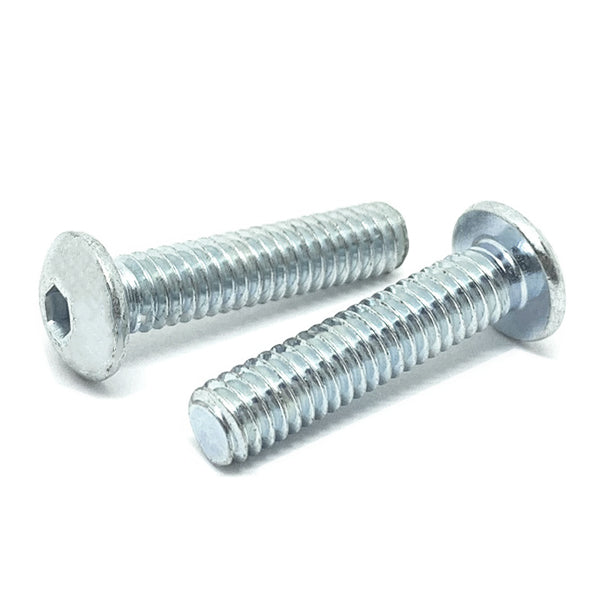 M3-0.5x6 Class 12.9 Alloy Button Socket Head Cap Screws Zinc
