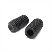 5/8"-11x1" Alloy Flat Point Allen Socket Set Screw Black Oxide