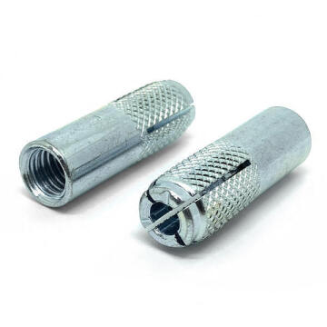 1/4-20" Drop-In Anchor Zinc Clear Steel