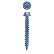 #3/16 Strong-Point Hex Washer Head 3/16 x 2-1/4, Hi-Low-Blue Ceramic
