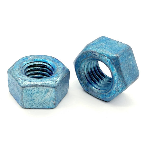 5/8-"-11 Grade DH Heavy Hex Nut Hot Dipped Galvanized with Wax & Blue Dye