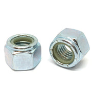 3/4"-16 Grade A Nylon Insert Hex Nuts Zinc