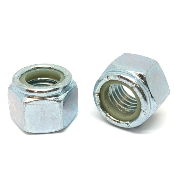 3/4"-16 Grade A Nylon Insert Hex Nuts Zinc