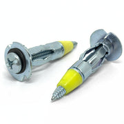 1/8" XS x1" Hollow Wall Drywall Anchor Drive Point Steel Zinc Clear