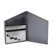 13 Piece HSS Black Oxide Jobber Length Drill Bit Set, D/AN, 1/16" - 1/4"