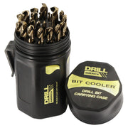 25 Piece Cobalt Bit Cooler Drill Bit Set, 1.00mm - 13.00mm, DWD Series