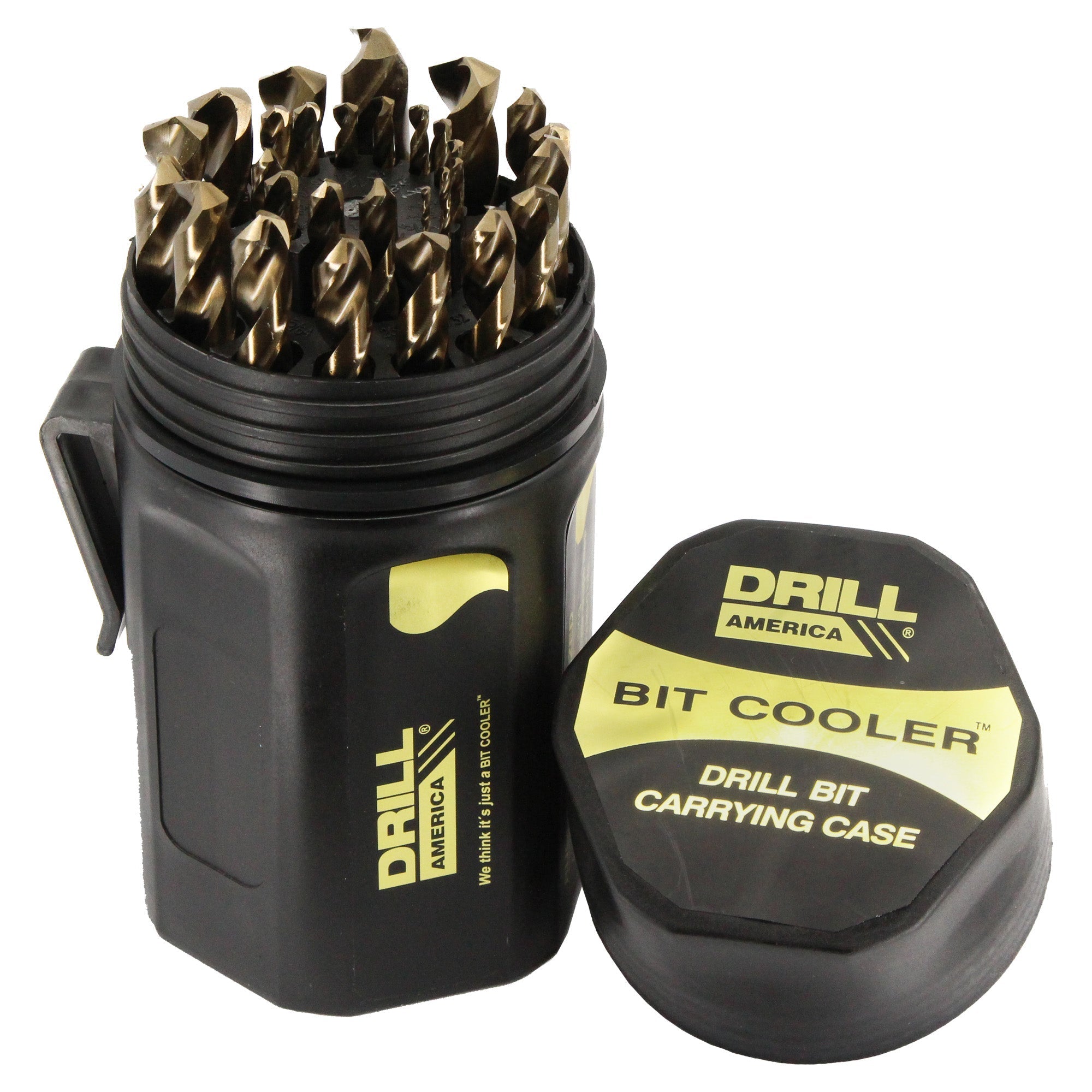 25 Piece Cobalt Bit Cooler Drill Bit Set, 1.00mm - 13.00mm, DWD Series