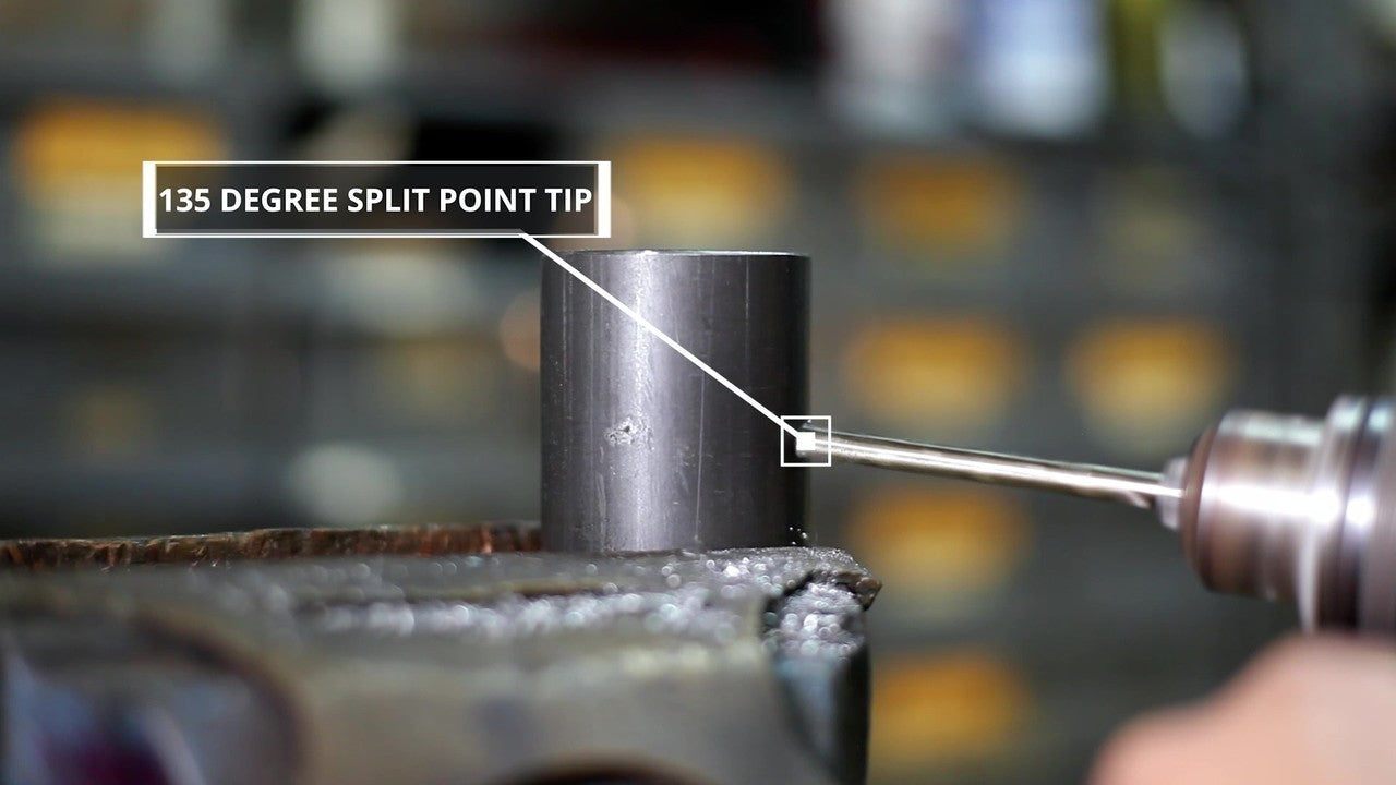 #24 Cobalt Split Point Stub Drill Bit