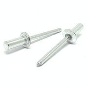 3/16" Dia 3/8" - 1/2" (68) Grip - Closed End Dome Head Blind Rivets Aluminum/Aluminum Mandrel