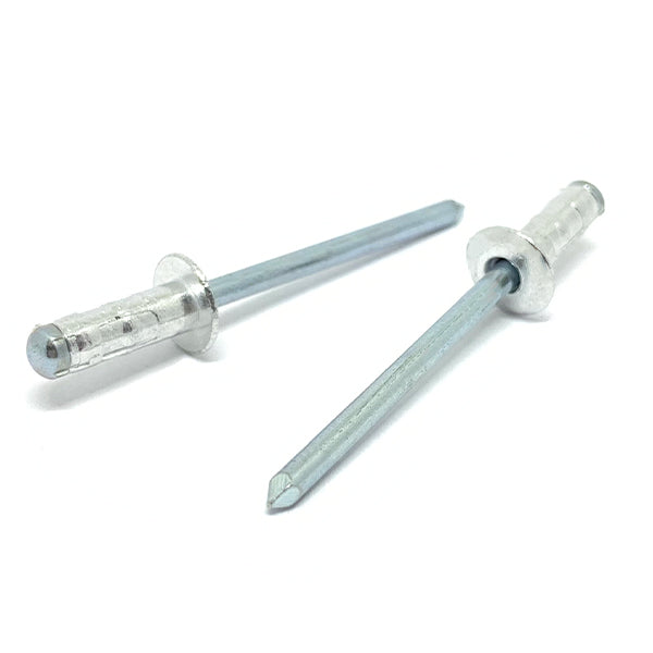 3/16" Dia 5/16"-1/2" (66-68) Grip - Multi Grip Dome Head Blind Rivets Aluminum/Steel Mandrel