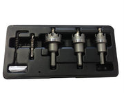 3 Piece Carbide Tipped Hole Cutter Set with 3/16" Depth of Cut