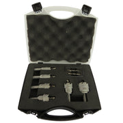 6 Piece Carbide Tipped Hole Cutter Set with 3/16" Depth of Cut