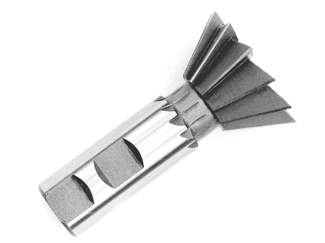3/4" 60 Degree HSS Weldon Shank Dovetail Cutter